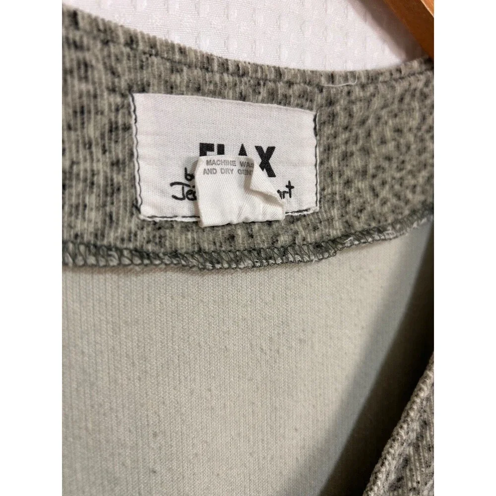 FLAX BY JEANNE ENGELHART Speckled Corduroy Maxi Dress size M Boho Art To Wear c - Picture 11 of 11